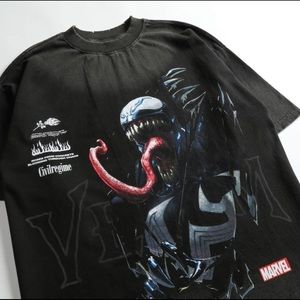 CIVIL REGIME X DARC SPORT X MARVELS SPIDER-MAN “VENOM’S TERROR 199X” SHIRT - MED